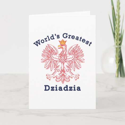Grootste Dziadzia Eagle van de wereld Kaart (Voorkant)