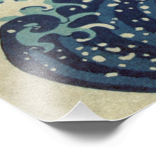 Grootste en beste kwaliteit "De Grote Golf" van Ho Foto Afdruk (Hoek)