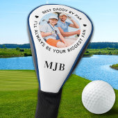 Grootste fan - DADDY - gepersonaliseerde foto mono Golfheadcover