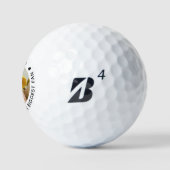 Grootste Fan - DADDY - Golfer gepersonaliseerde fo Golfballen (Logo)