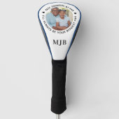 Grootste Fan - OPA gepersonaliseerde foto Monogram Golfheadcover (Voorkant)
