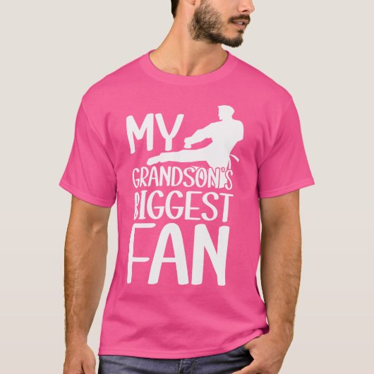 Grootste fan Taekwondo oma Taekwondo oma T-shirt (Voorkant)