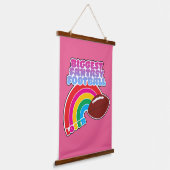 Grootste Fantasy Football Loser Straffen Hangend Wandkleed (Gebogen)