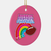 Grootste Fantasy Football Loser Straffen Keramisch Ornament (Rechts)
