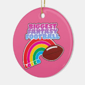 Grootste Fantasy Football Loser Straffen Keramisch Ornament (Links)