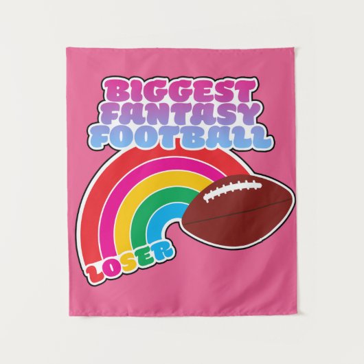 Grootste Fantasy Football Loser Straffen Wandkleed (Voorkant)