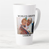 Grootste foto ter wereld Creëer je eigen foto Latte Mok (Rechterhoek)