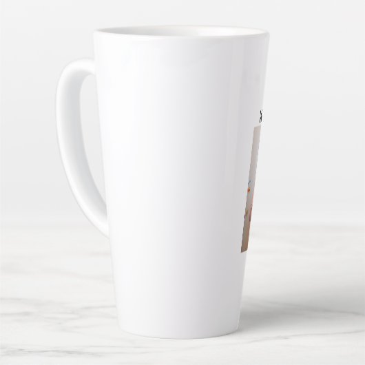 Grootste foto ter wereld Creëer je eigen foto Latte Mok (Linkerhoek)