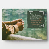 Grootste fout in het leven fotoplaat (voorkant)