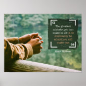 Grootste fout in het leven poster (Voorkant)