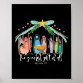 Grootste geschenk van alle Christelijke Mannen Poster (Voorkant)