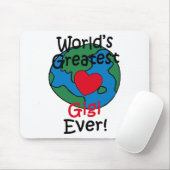 Grootste Gigi Hart ter Wereld Muismat (Met muis)