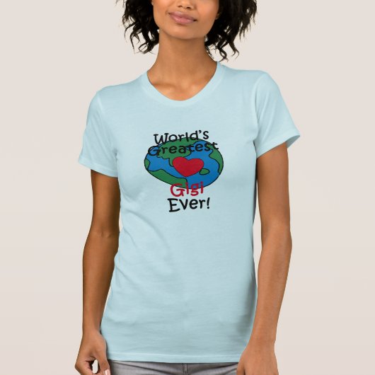 Grootste Gigi Hart ter Wereld T-shirt (Voorkant)