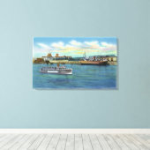 Grootste graadmeter ter wereld canvas afdruk (Insitu (Houten vloer))