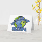 Grootste Grampa van de wereld Kaart (Gele Bloem)