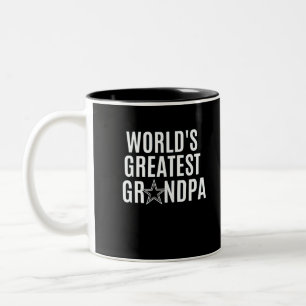 GROOTSTE GRANDPA VAN DE WERELD TWEEKLEURIGE KOFFIEMOK