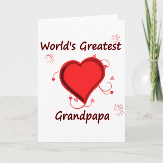 Grootste grandpapa van de wereld kaart (Voorkant)