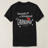 Grootste grootmoeder grootste grootmoeder t-shirt (Design voorkant)