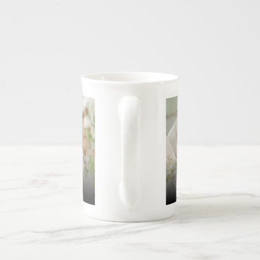 Grootste grootmoeder op aarde porselein kop (Achterkant)