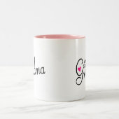 Grootste grootmoeder op de wereld tweekleurige koffiemok (Center)