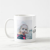 Grootste grootmoeder sinds jaar twee foto's koffiemok (Links)