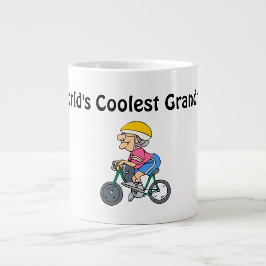 Grootste grootmoeder ter wereld grote koffiekop (Voorkant)