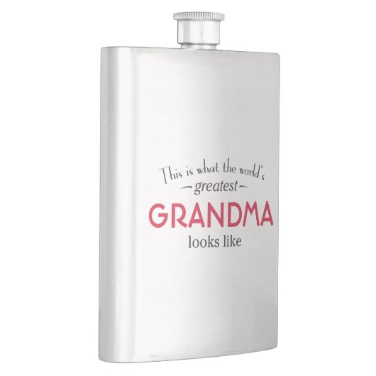 Grootste grootmoeder ter wereld heupfles (Rechts)