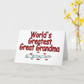 Grootste grootmoeder ter wereld kaart (Gele Bloem)