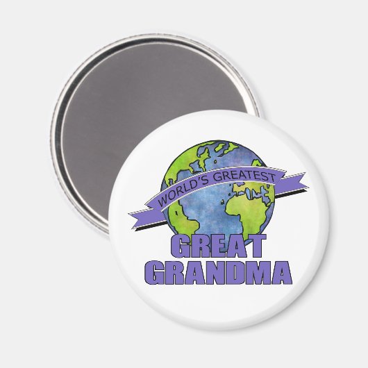 Grootste grootmoeder ter wereld magneet (Voorkant / Achterkant)