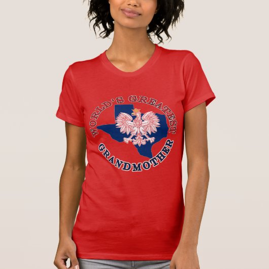 Grootste grootmoeder ter wereld t-shirt (Voorkant)