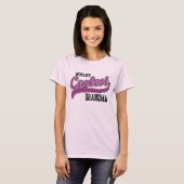 Grootste grootmoeder ter wereld t-shirt (Voorkant volledig)