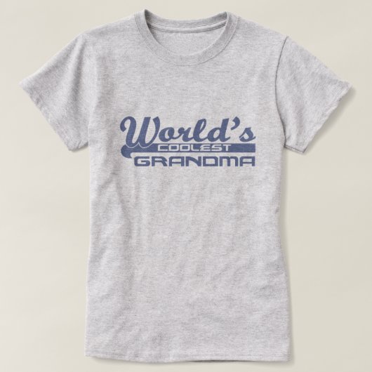 Grootste grootmoeder ter wereld t-shirt (Design voorkant)
