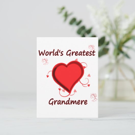 Grootste grootvader ter wereld briefkaart (Staand voorkant)