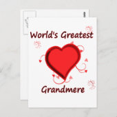 Grootste grootvader ter wereld briefkaart (Voorkant / Achterkant)