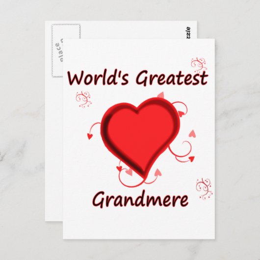 Grootste grootvader ter wereld briefkaart (Voorkant / Achterkant)