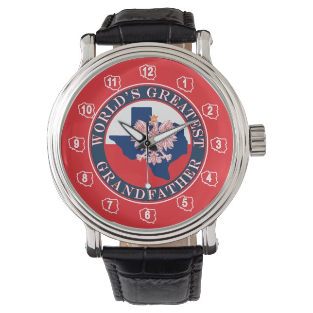 Grootste grootvader ter wereld horloge (Voorkant)