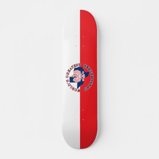 Grootste grootvader ter wereld persoonlijk skateboard (Voorkant)