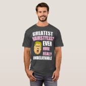 Grootste haarzakje grappig donald trump t-shirt (Voorkant volledig)