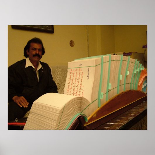 GROOTSTE HANDBOEK (NT) BIBLE IN DE WERELD POSTER (Voorkant)