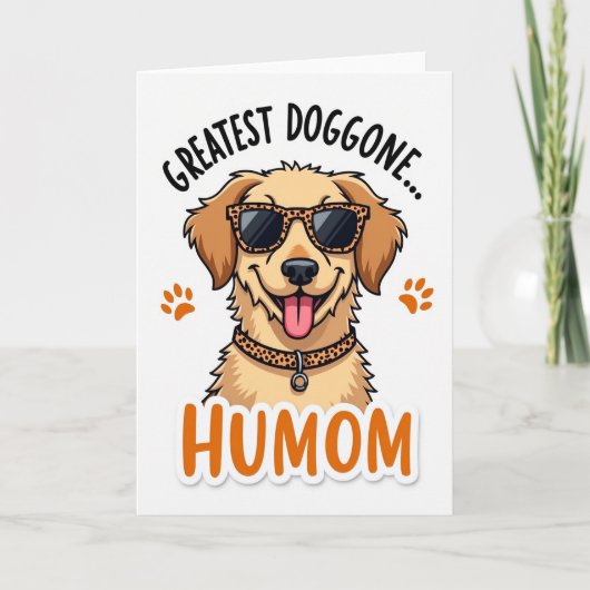 Grootste Hond Mensachtige Hond Kaart (Voorkant)