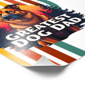 Grootste hond papa foto afdruk (Hoek)