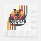 Grootste hond papa servet (Voorkant)