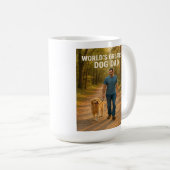 Grootste hondenvader ter wereld - Morning Walk Edi Koffiemok (Voorkant rechts)