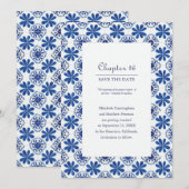 Grootste Hoofdstuk Van Ons Leven Mediterannean Save The Date (Voorkant / Achterkant)