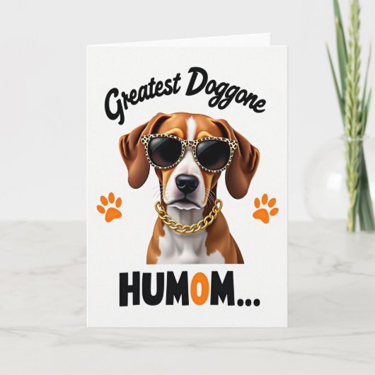 Grootste Humom Hond Kaart (Voorkant)