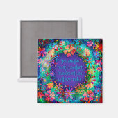 Grootste investering stimuleren van bloemplezier magneet (Voorkant / Achterkant)