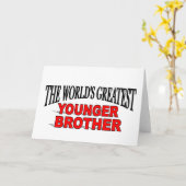 Grootste jongere broer ter wereld kaart (Gele Bloem)