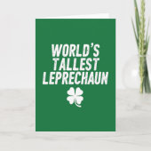Grootste Kabouter St. Patrick Kaart (Voorkant)