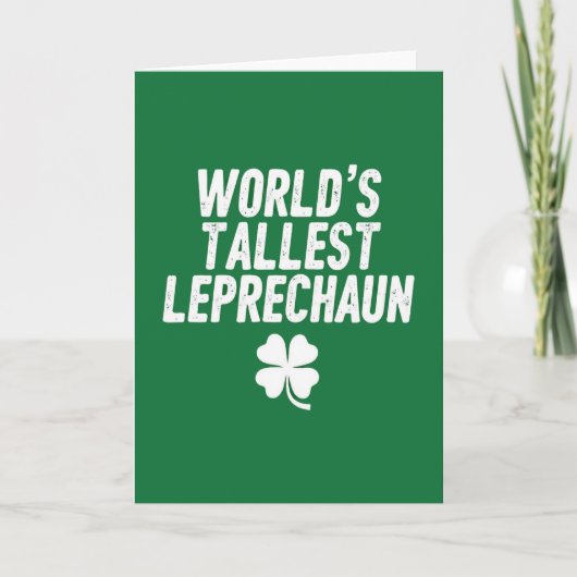 Grootste Kabouter St. Patrick Kaart (Voorkant)
