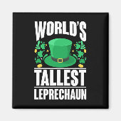Grootste kabouter ter wereld Funny St. Patricks Da Magneet (Voorkant)